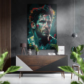 Messi Brushed Aluminum Dibond Wall Art.